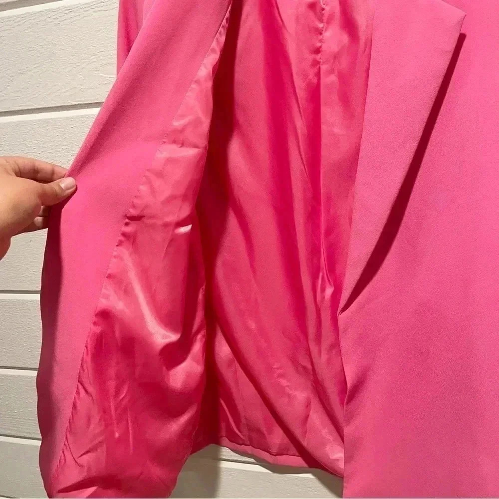 NWOT Bright Pink Blazer Size Small - Picture 4 of 8